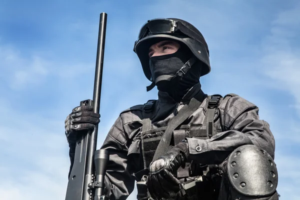 SWAT politie sniper — Stockfoto