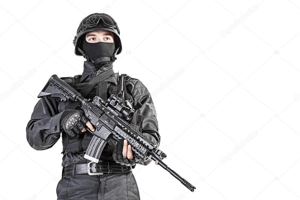 SWAT police officer