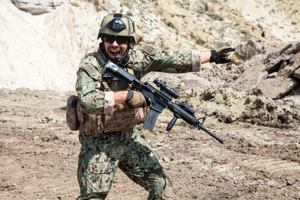 Equipo Navy SEAL — Foto de Stock