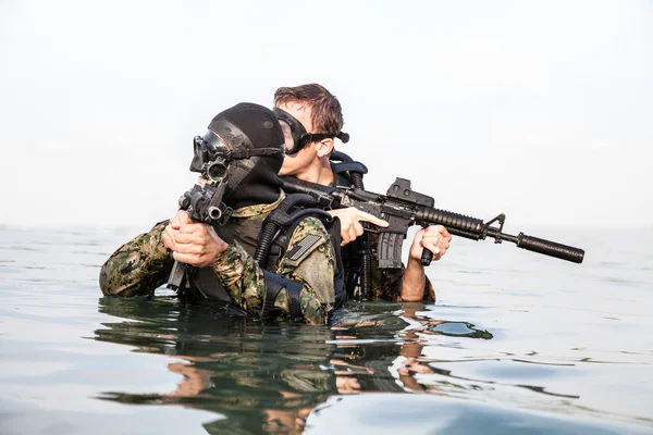 Frogmen da Marinha SEAL — Fotografia de Stock