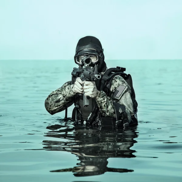 Navy SEAL frogman — Stock Photo, Image