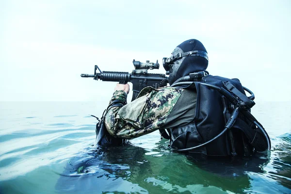 Navy SEAL frogman — Stock Photo, Image