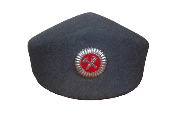 Trabajador ferroviario cap — Foto de Stock