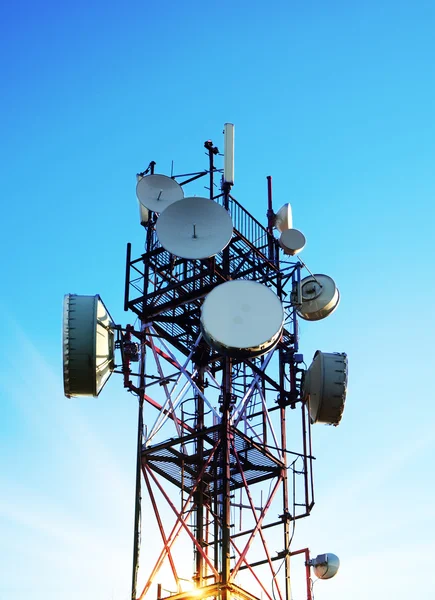Telekommunikationsturm Stockbild