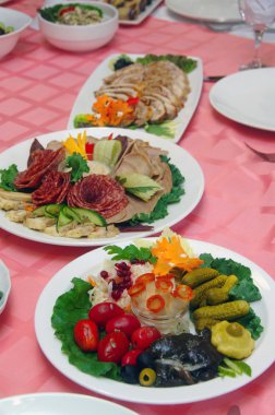 Çeşitli taze salata 