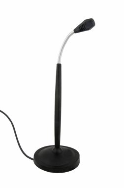 mikrofon beyazda izole edildi 