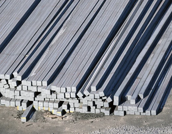 Steel rods or bars — Stock Photo, Image