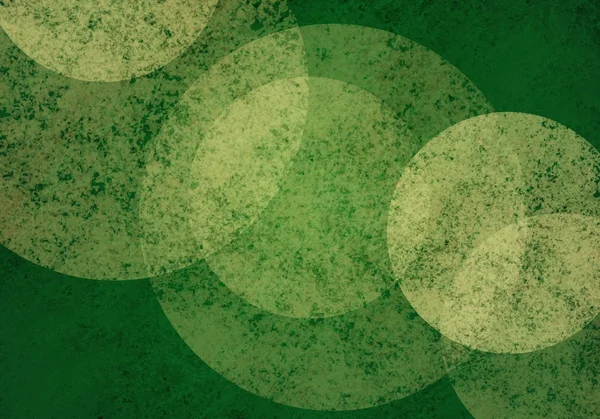 Große weiße Bokeh-Lichter auf grünem Hintergrund mit Texturen, weihnachtliche Farbe — Stockfoto
