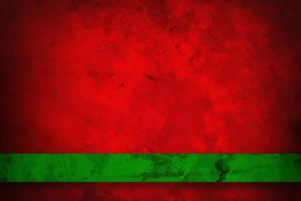 Fancy Red Christmas Background Old Vintage Grunge Texture Green Ribbon — Stock Photo, Image