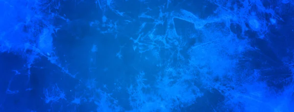 Bleu Marbré Texture Fond Avec Des Stries Couleur Grunge Blanc — Photo