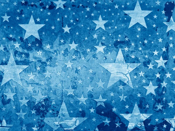 Julho Fundo Memorial Dia Fundo Com Textura Grunge Estrelas Antigas — Fotografia de Stock