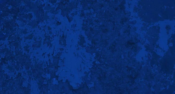 Textura Metal Azul Oxidado Oscuro Viejo Color Fondo Azul Fantasma —  Fotos de Stock
