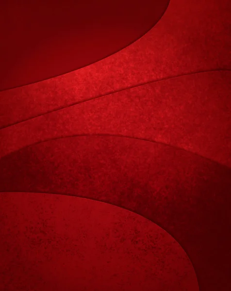 Abstrato fundo vermelho, padrão de design de camadas curvas, moderno modelo de fundo estilo moderno com textura grunge — Fotografia de Stock