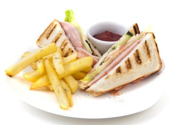 Sandviç patates ile