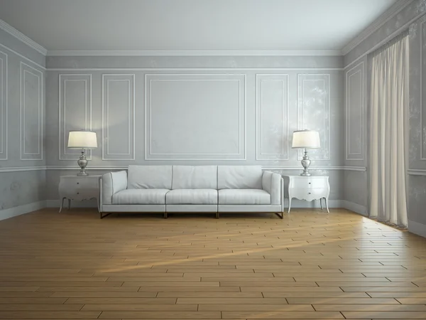 Sofa in the room 3d rendering — Stock Photo, Image