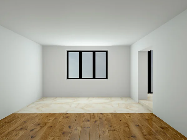 Modern empty interior 3D rendering — Stock Photo, Image