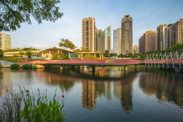 Ahorngarten Neben Dem Taiwan Boulevard Taichung Taiwan — Stockfoto