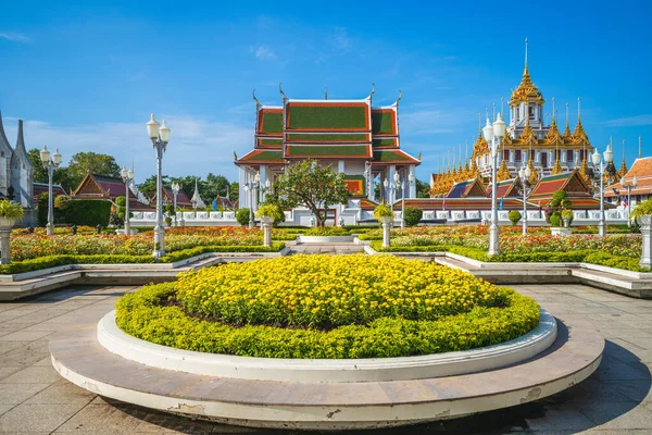 Wat Ratchanatdaram Loha Prasat Templom Bangkokban Thaiföld — Stock Fotó