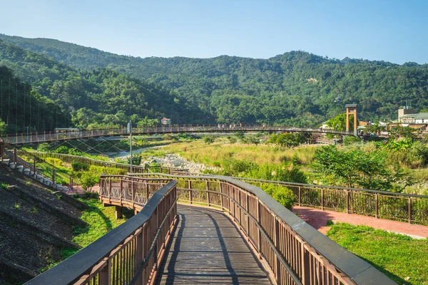 Paisaje Del Parque Ribereño Nanjiang Municipio Nanzhuang Taiwán —  Fotos de Stock