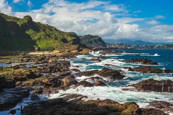 Badouzi Coastal Park Alias Wangyou Valley Keelung Taiwan — Foto Stock