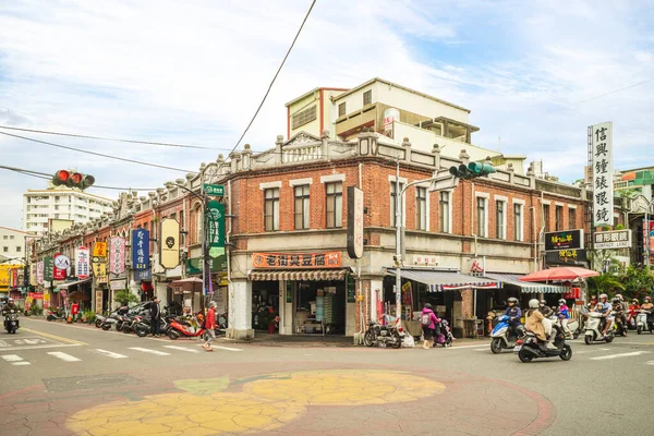 Dicembre 2020 Taiping Old Street Principale Area Commerciale Douliu City — Foto Stock