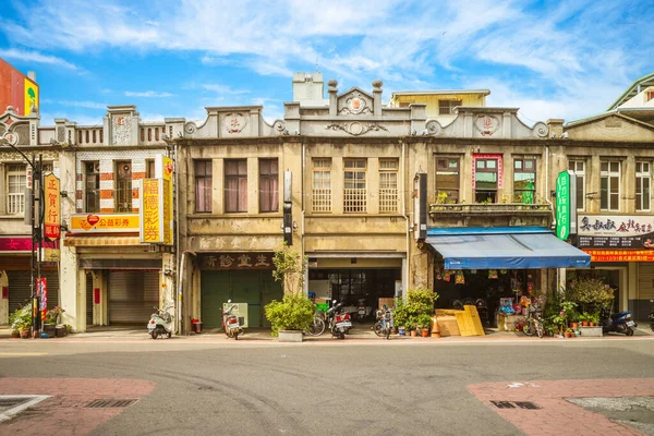 December 2020 Taiping Gamla Gatan Det Viktigaste Kommersiella Området Douliu — Stockfoto