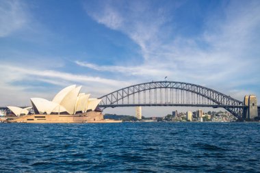 5 Ocak 2019 Sydney, New South Wales, Avustralya 'da bulunan Sydney Harbour' da çok katlı bir sahne sanatları merkezi. 28 Haziran 2007 'de UNESCO Dünya Mirasları Listesi haline geldi..