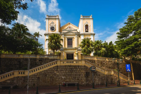 Lawrence Church Äldsta Kyrkan Macao Kina — Stockfoto