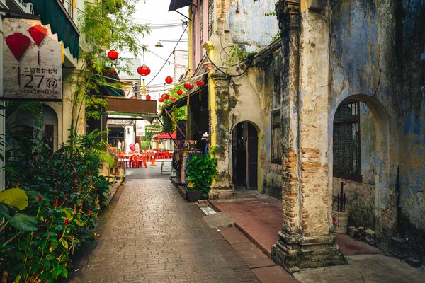 August 2018 Second Concubine Lane Lai Hong Narrow Small Lane — Stock Photo, Image