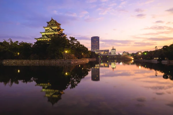 Conservação Principal Fosso Castelo Hiroshima Também Conhecido Como Castelo Carpa — Fotografia de Stock