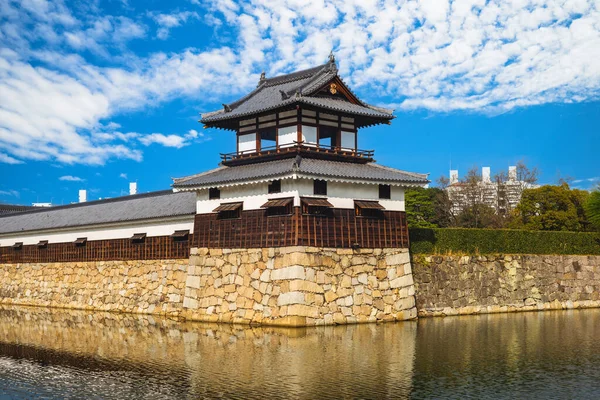 Башня Ров Замка Хиросима Известного Замок Карпа Хиросиме Япония — стоковое фото