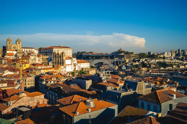 Porto Katedralen Och Dom Luiz Bron Proto Portugal — Stockfoto