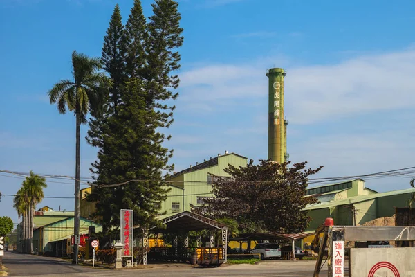 Januari 2021 Huwei Sockerraffinaderi Den Största Skalade Sockerfabriken Taiwan Med — Stockfoto