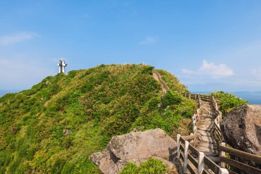 Keelung Adası Deniz feneri Keelung Adasının zirvesinde, Tayvan