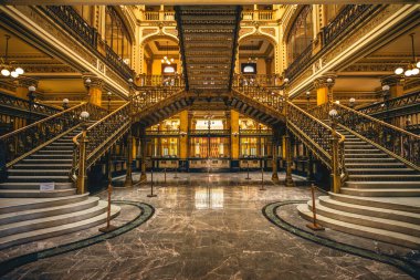 Mexico City Posta Sarayı, ana postane, CDMX, Meksika