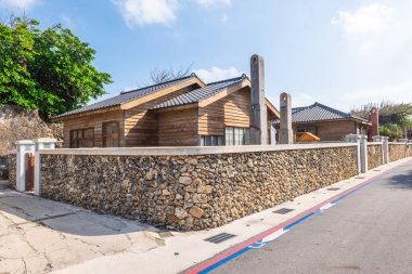 Magong City, Penghu, Tayvan 'daki Duxingshi Village Kültür Parkı