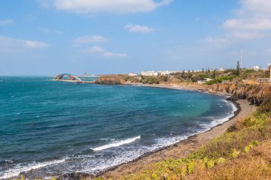 Penghu County, Tayvan 'daki Magong sahili.