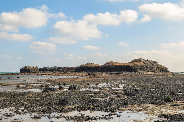 Penghu County, Tayvan 'daki Kuibishan Geopark Manzarası