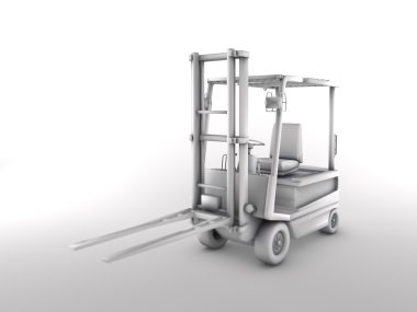 -3d çizim forklift