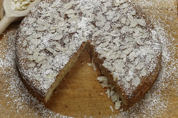 Ricotta Almond Cake — Stock Photo, Image