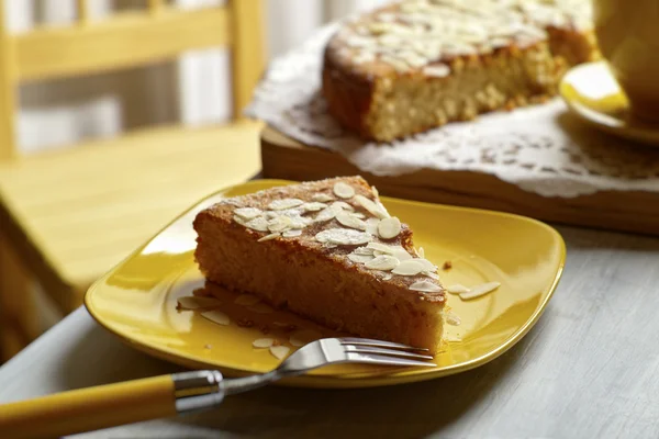 Ricottamandelkuchen — Stockfoto