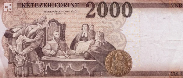 Weltweite Geldsammlung. Fragmente ungarischen Geldes — Stockfoto