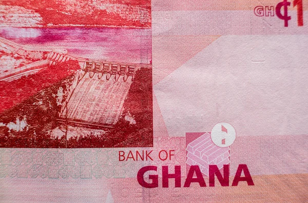 Colección mundial de dinero. Fragmentos de dinero de Ghana — Foto de Stock