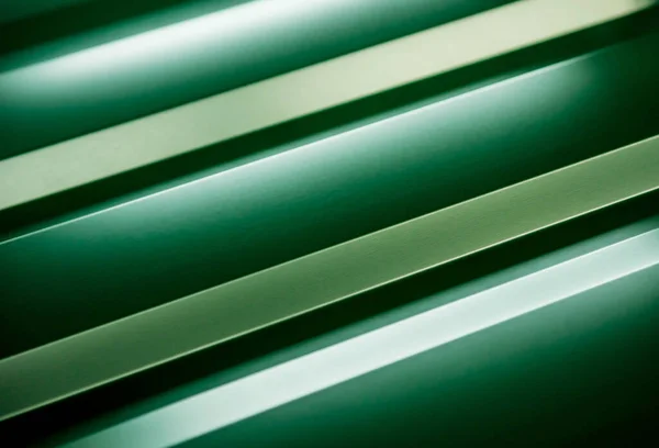 Tejas metálicas verdes fondo con patrón de luz. —  Fotos de Stock