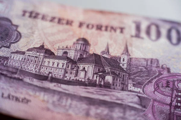 Recolha de dinheiro mundial. Fragmentos de dinheiro da Hungria — Fotografia de Stock
