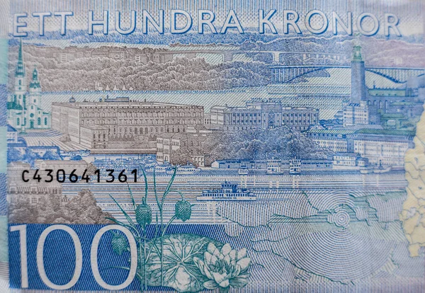 Colección mundial de dinero. Fragmentos de dinero de Suecia — Foto de Stock