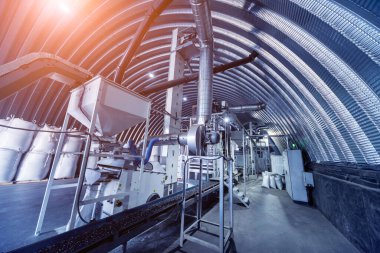 Güneş çekirdeğini soymak ve kızartmak için modern ekipman