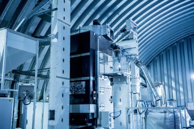 Güneş çekirdeğini soymak ve kızartmak için modern ekipman