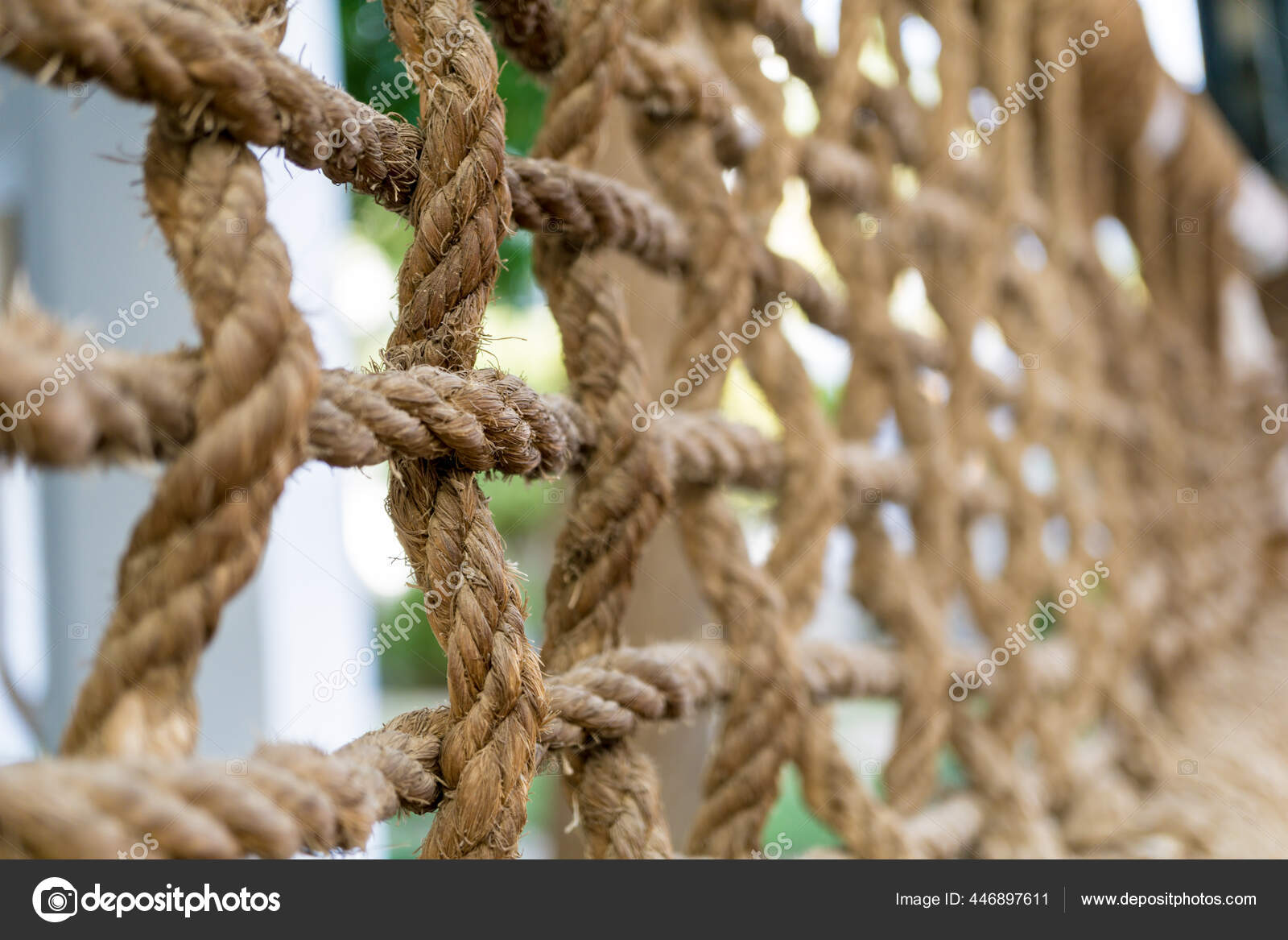 Texture and pattern of old brown rope Stock Photo by ©Romaset