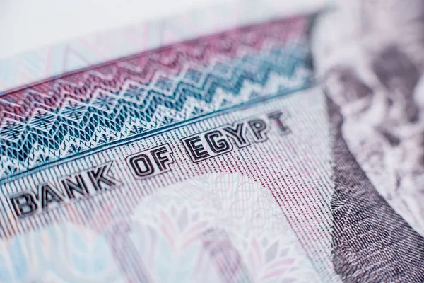 Recolha de dinheiro mundial. Fragmentos de dinheiro do Egito — Fotografia de Stock